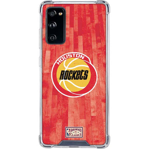 NBA Houston Rockets Hardwood Classics Galaxy S20 FE Clear Case